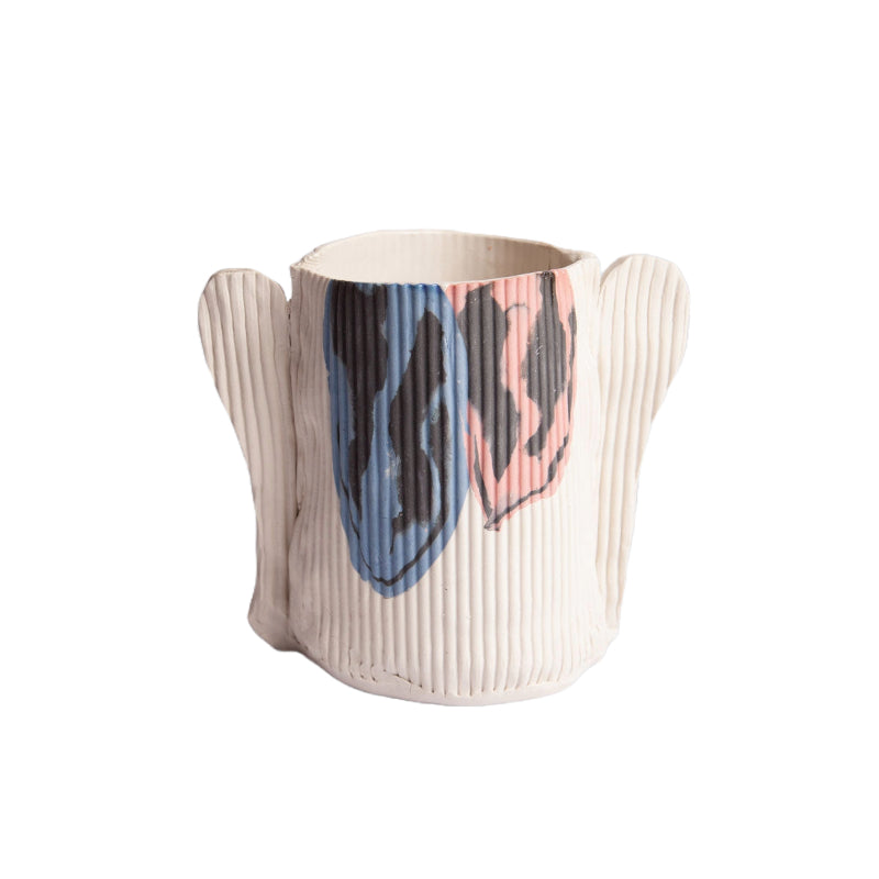 Keramik Vase Groove Large