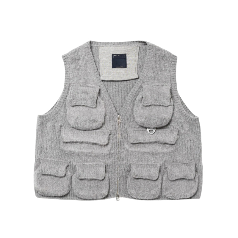 Meanswhile｜Crisp Luggage Vest / Grey Crisp Luggage Vest / Grey