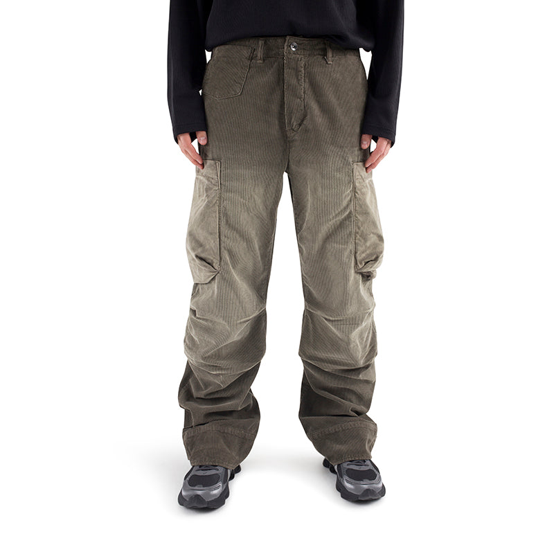 Washed Corduroy Pants