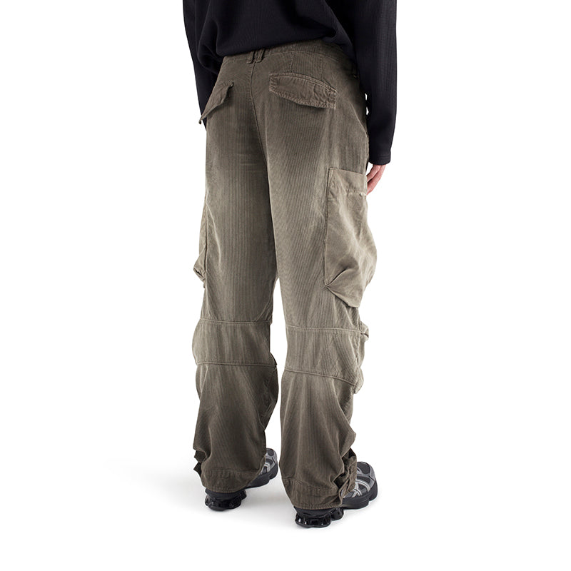 Washed Corduroy Pants