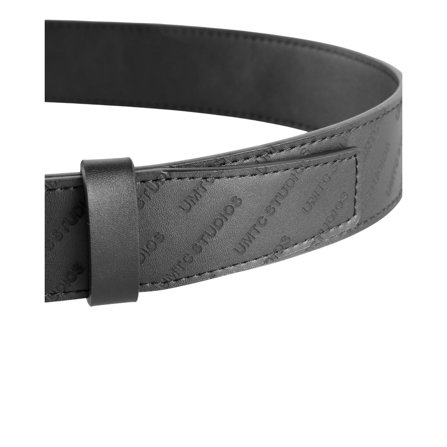 Vegan Leather Monogram Belt