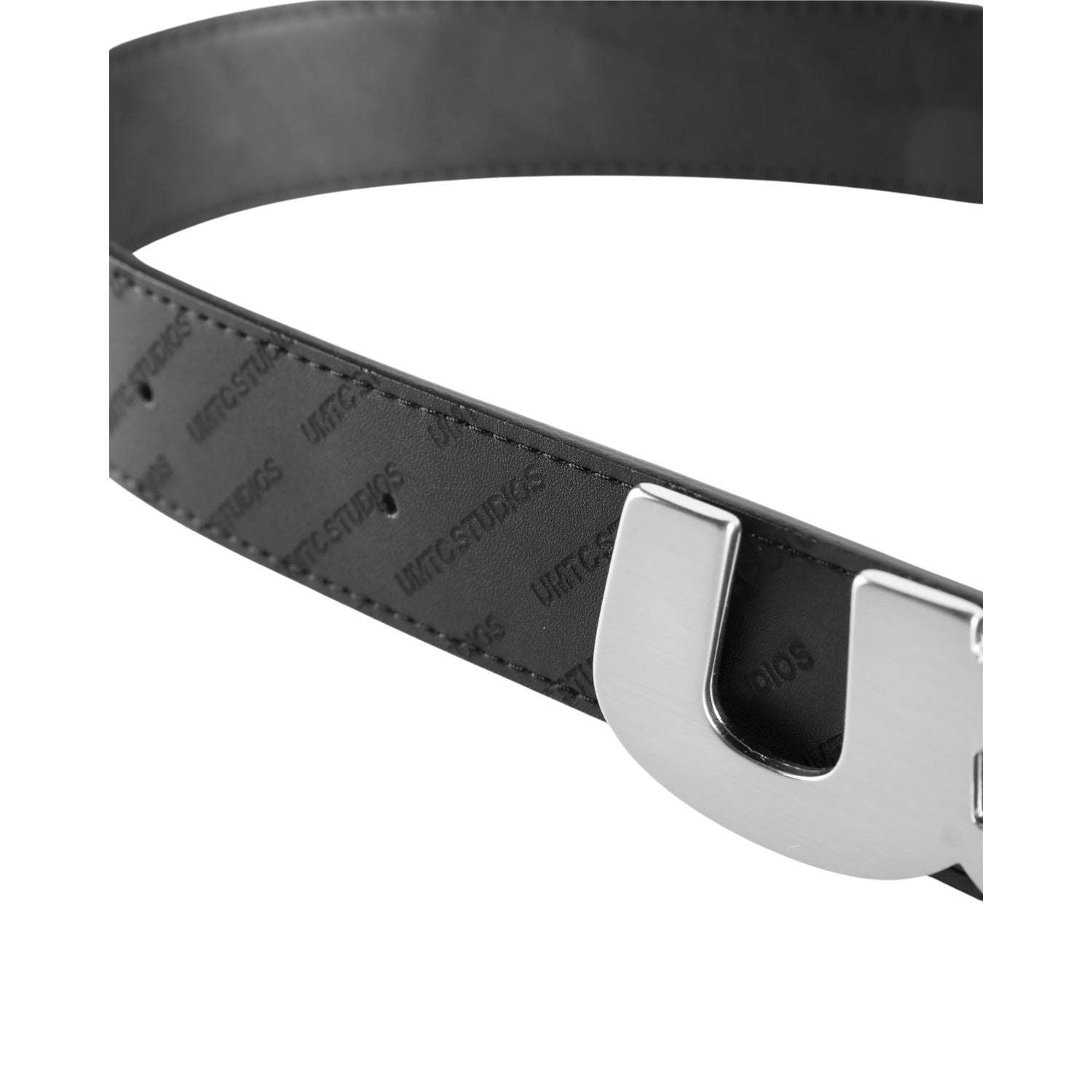 Vegan Leather Monogram Belt