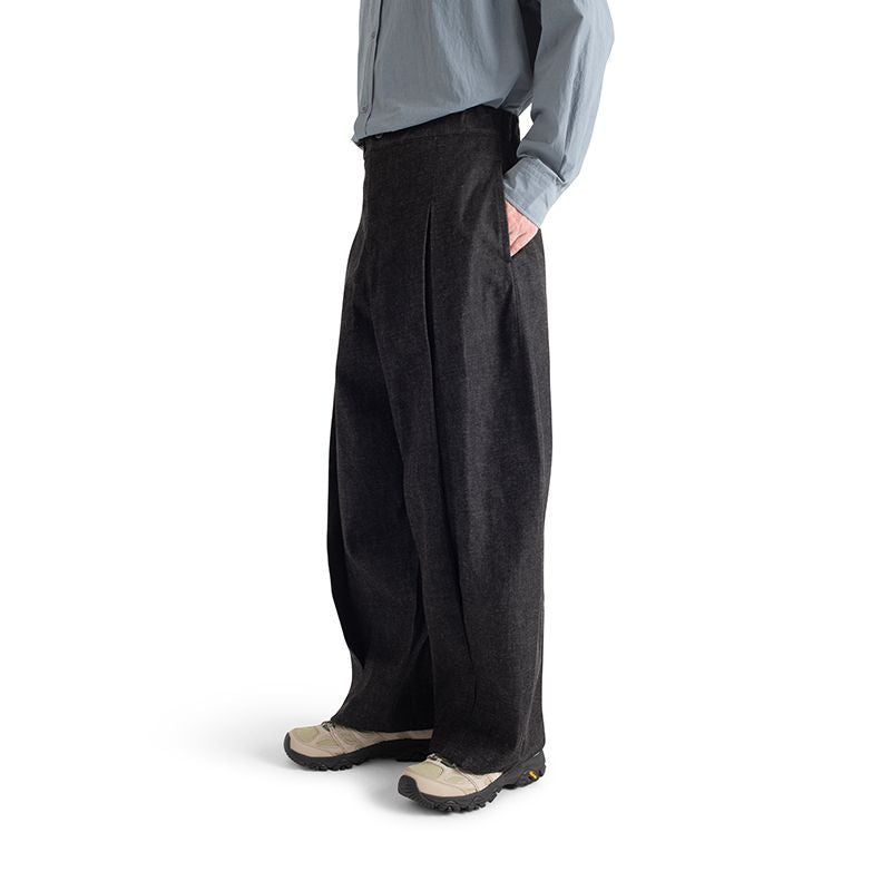 Box Pleat Trouser Denim