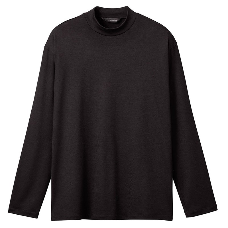 Wool Mix Mockneck L/S T-Shirt