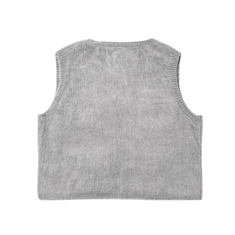 Meanswhile Mohair Knit Luggage Vest – ARYS Store