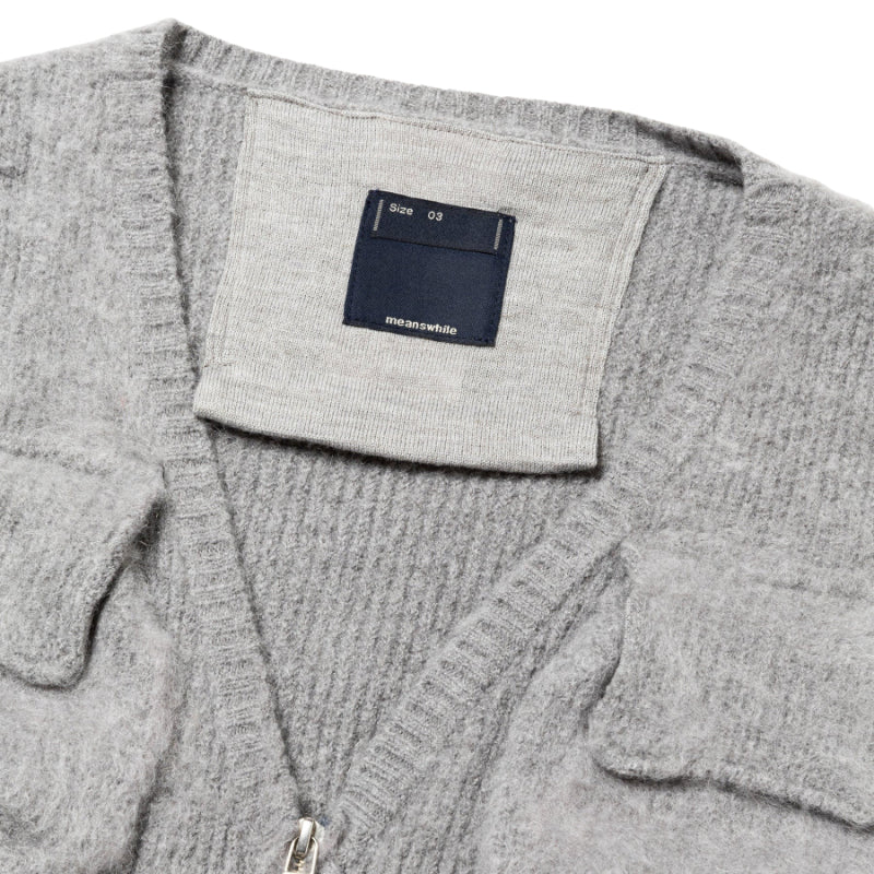 Mohair Knit Luggage Vest