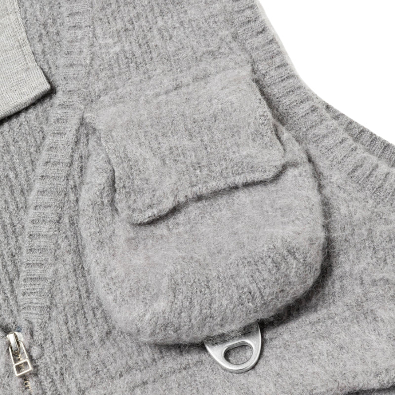 Mohair Knit Luggage Vest