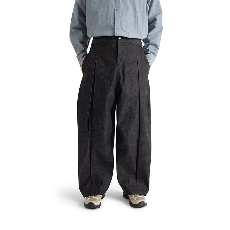 Box Pleat Trouser Denim