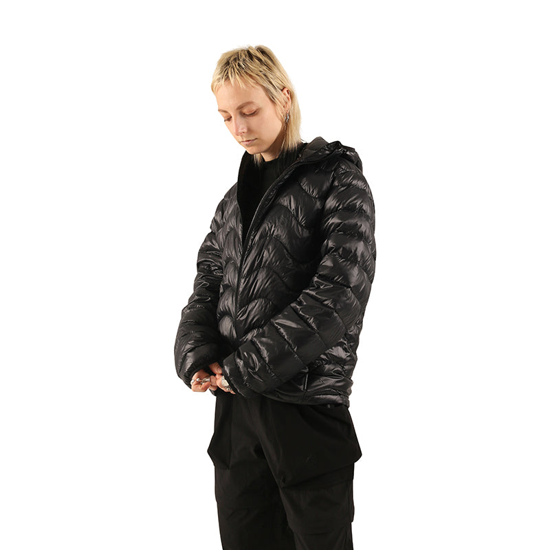 Waves Hooded Down Puffer