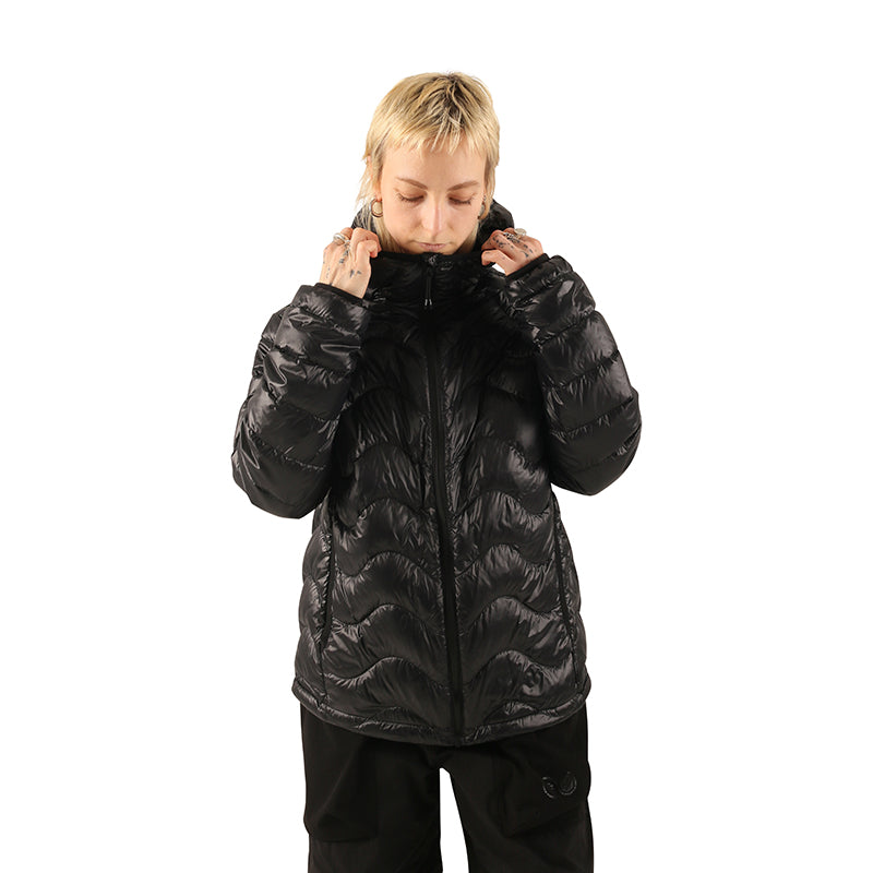 Waves Hooded Down Puffer