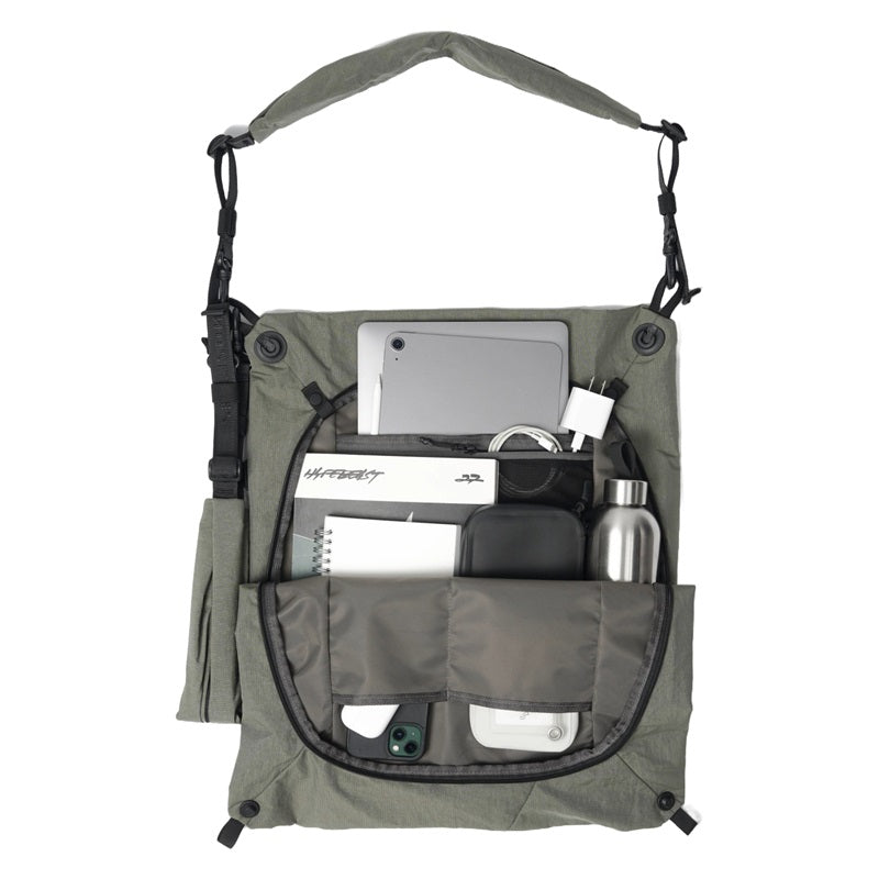 SEALSON メッセンジャーバッグECOYA 3-WAY SAGE GREEN Sealson Ecoya®️ 3-Way Messenger Bag - TE-S – ARYS Store