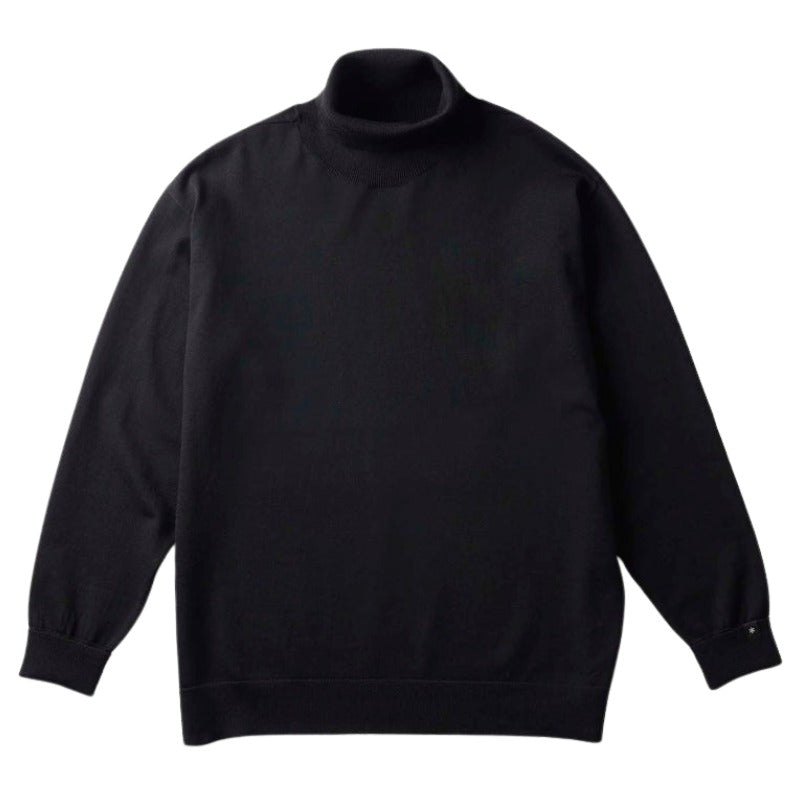 Washable Wool Turtleneck Knit